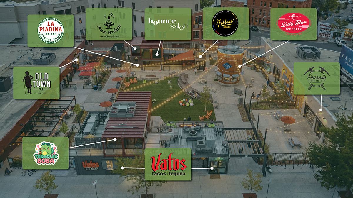 Businesses at The Exchange - Siteplan